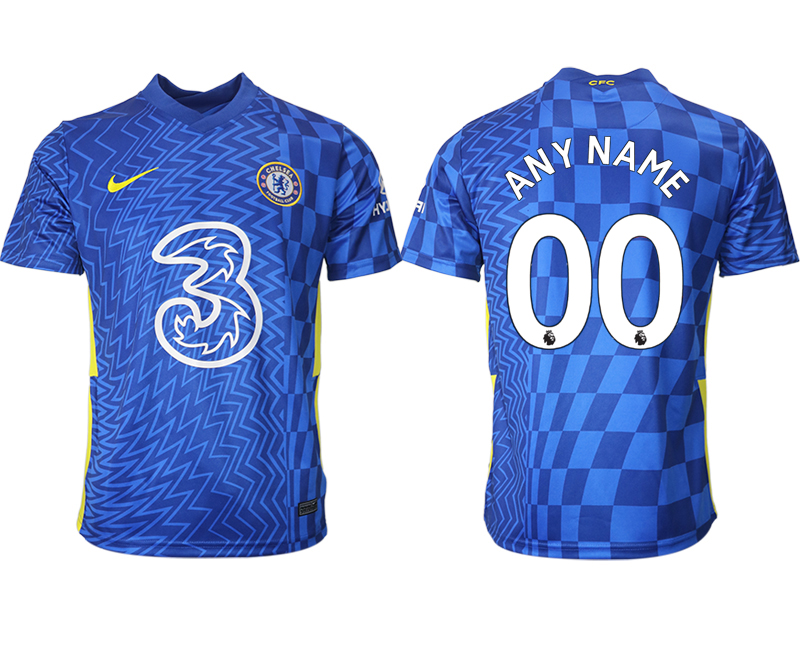 Men 2021-2022 Club Chelsea FC home aaa version blue customized Soccer Jersey